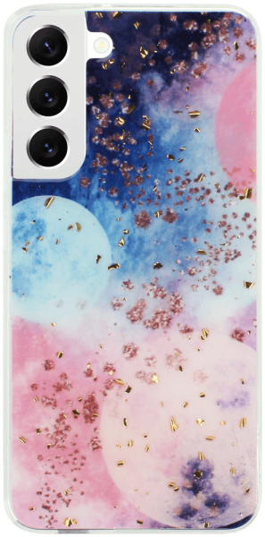 Samsung Galaxy S22 Plus 5G (SM-S906B) kemény hátlap Gold Glam Galactic