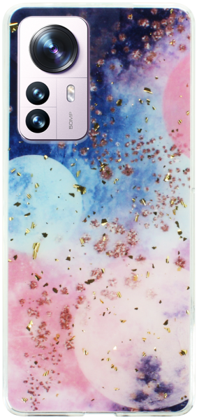 Xiaomi 12 Pro kemény hátlap Gold Glam Galactic