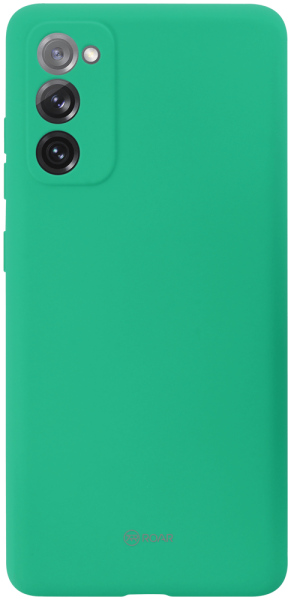 Samsung Galaxy S20 FE szilikon tok gyári ROAR kameravédővel mentazöld