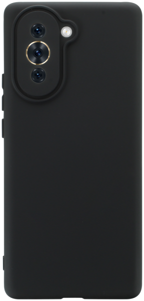 Huawei Nova 10 szilikon tok kameravédővel matt fekete