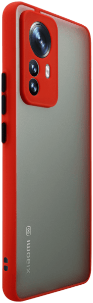 Xiaomi 12 Pro kemény hátlap Vennus Button Bumper piros