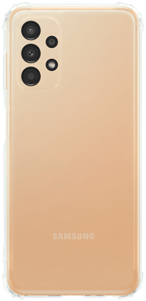 Samsung Galaxy A13 4G (SM-A135F) szilikon tok közepesen ütésálló légpárnás sarok kameravédővel átlátszó