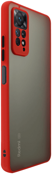Xiaomi Redmi Note 11 Pro 5G kemény hátlap Vennus Button Bumper piros