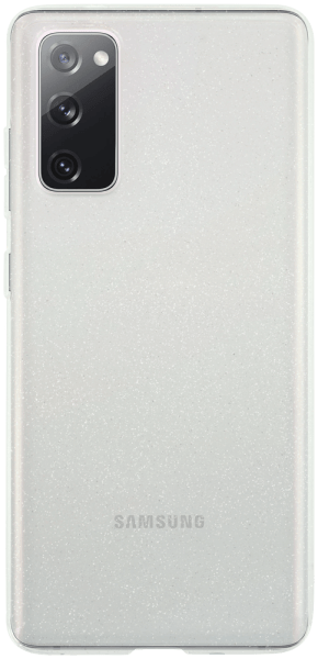 Samsung Galaxy S20 FE szilikon tok csillogó átlátszó