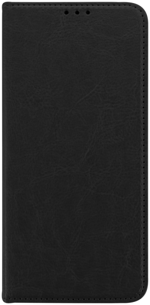 Xiaomi Poco M4 Pro 5G oldalra nyíló flipes bőrtok valódi bőr fekete