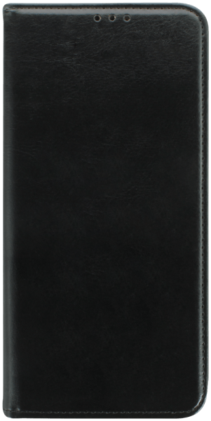 Samsung Galaxy M53 (SM-M536B) oldalra nyíló flipes bőrtok valódi bőr fekete