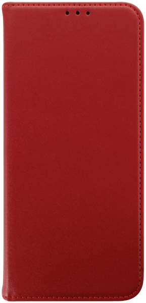 Samsung Galaxy A03s (SM-A037F) oldalra nyíló flipes bőrtok valódi bőr piros