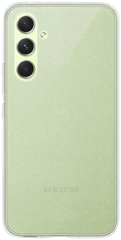 Samsung Galaxy A54 (SM-A546B) szilikon tok csillogó átlátszó