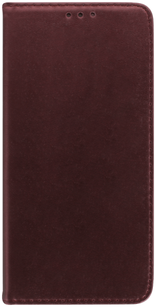 Realme 8 oldalra nyíló flipes bőrtok asztali tartó funkciós bordó