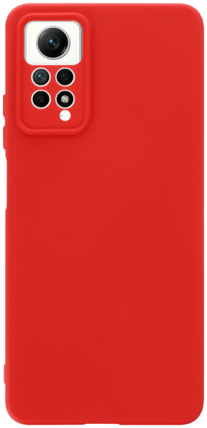 Xiaomi Redmi Note 12 Pro 4G szilikon tok kameravédővel matt piros