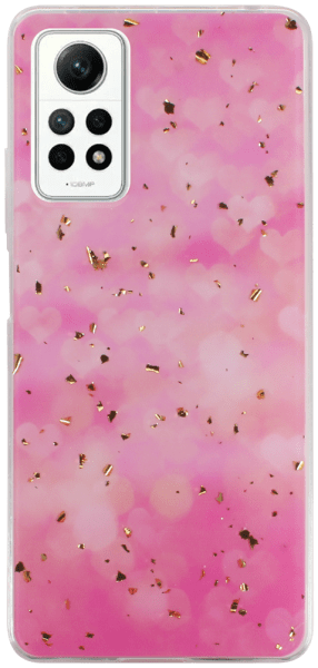 Xiaomi Redmi Note 12 Pro 4G kemény hátlap Gold Glam Pink