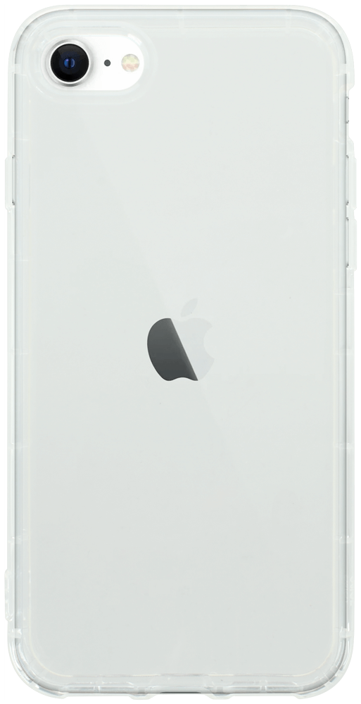 Apple iPhone SE (2020) szilikon tok közepesen ütésálló légpárnás keret átlátszó