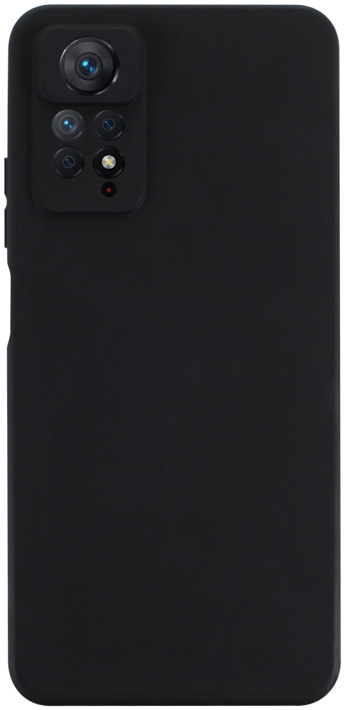 Xiaomi Redmi Note 11 Pro szilikon tok kameravédővel matt fekete
