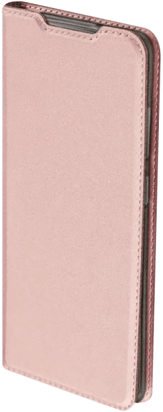 Samsung Galaxy S20 5G (SM-G981F) oldalra nyíló flipes bőrtok elől-hátul mágneses rozéarany