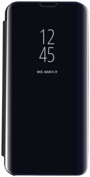 Samsung Galaxy S20 Plus 5G (SM-G986F) oldalra nyíló flipes bőrtok Smart Clear View fekete