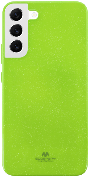 Samsung Galaxy S22 Plus 5G (SM-S906B) szilikon tok gyári MERCURYCASE csillámos világoszöld