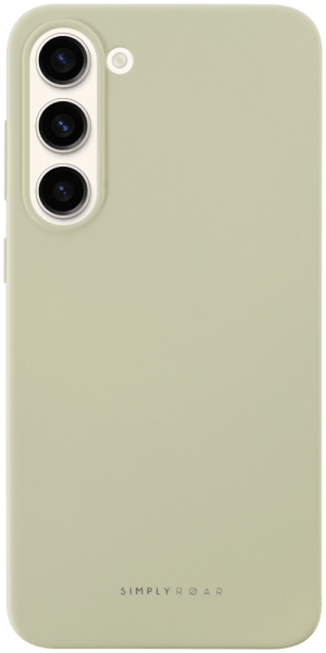 Samsung Galaxy S23 Plus (SM-S916B) szilikon tok gyári ROAR púder fehér