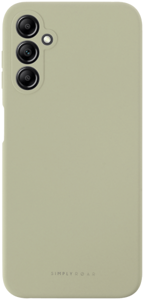 Samsung Galaxy A14 5G (SM-A146P) szilikon tok gyári ROAR kameravédővel púder fehér