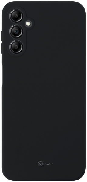 Samsung Galaxy A14 (SM-A145R) szilikon tok gyári ROAR kameravédővel fekete