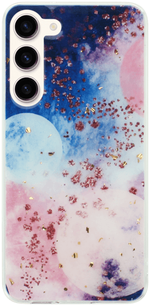 Samsung Galaxy S23 Plus (SM-S916B) kemény hátlap Gold Glam Galactic