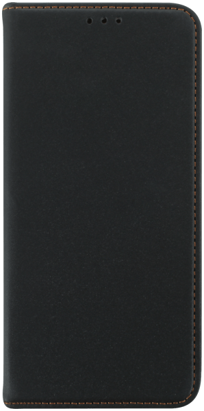 Xiaomi Redmi Note 12 Pro 5G oldalra nyíló flipes bőrtok valódi bőr fekete