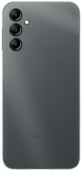 Samsung Galaxy A14 (SM-A145R) szilikon tok közepesen ütésálló kameravédővel átlátszó