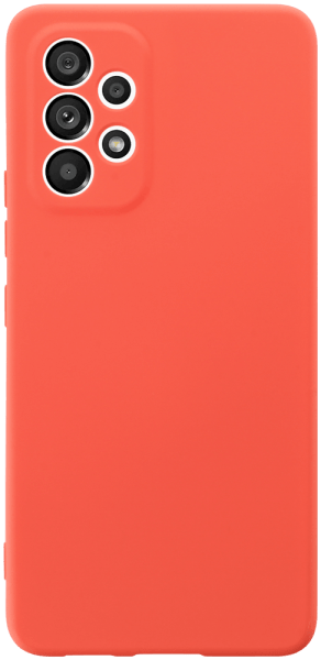 Samsung Galaxy A53 5G (SM-A5360) szilikon tok kameravédővel matt barackszínű