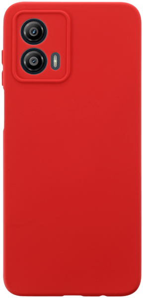 Motorola Moto G53 5G szilikon tok kameravédővel matt piros