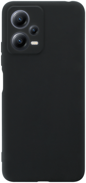 Xiaomi Redmi Note 12 5G szilikon tok kameravédővel matt fekete