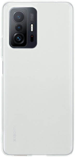 Xiaomi 11T 5G szilikon tok közepesen ütésálló kameravédővel átlátszó