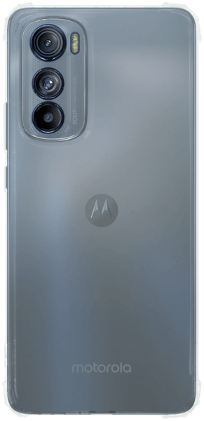 Motorola Edge 30 szilikon tok közepesen ütésálló légpárnás sarok kameravédővel átlátszó