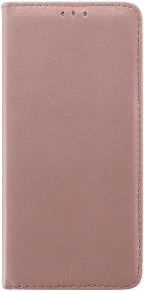 Motorola Moto E32s oldalra nyíló flipes bőrtok asztali tartó funkciós rozéarany