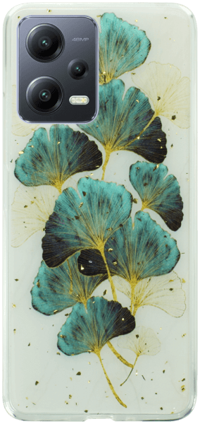 Xiaomi Poco X5 kemény hátlap Gold Glam Leaves