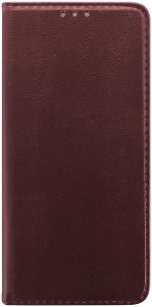 Motorola Moto E32s oldalra nyíló flipes bőrtok asztali tartó funkciós bordó