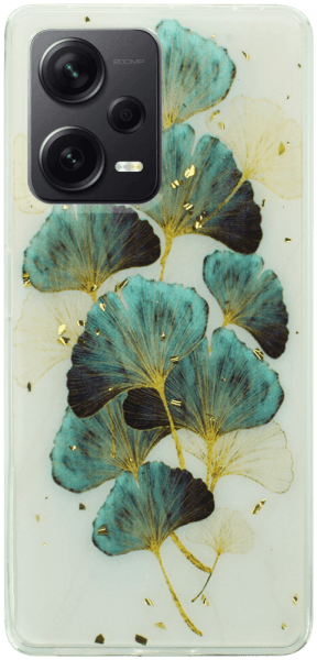 Xiaomi Redmi Note 12 Pro Plus 5G kemény hátlap Gold Glam Leaves