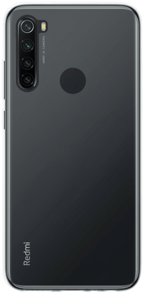 Xiaomi Redmi Note 8 2021 szilikon tok átlátszó