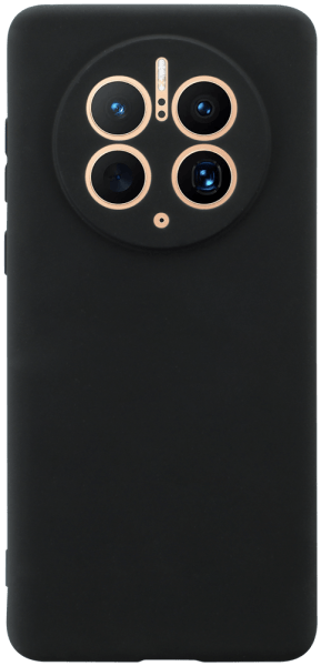 Huawei Mate 50 Pro szilikon tok kameravédővel matt fekete