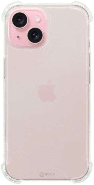 Apple iPhone 15 kemény hátlap gyári ROAR légpárnás sarok átlátszó