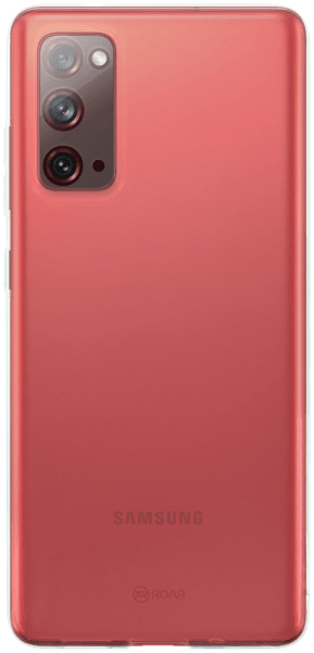 Samsung Galaxy S20 FE szilikon tok gyári ROAR kameravédővel átlátszó