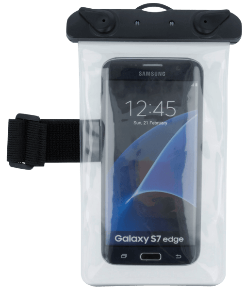 Samsung Galaxy A5 2017 (A520) vízálló tok univerzális, karszalaggal fekete