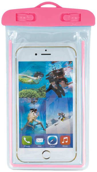 Huawei Honor 8 Premium vízálló tok univerzális fluoreszkáló rózsaszín