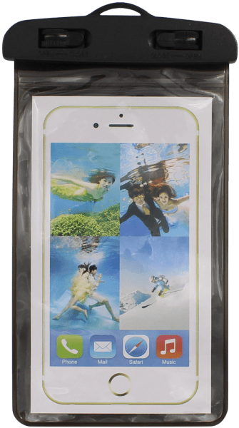 Huawei Y5 2018 vízálló tok univerzális fekete