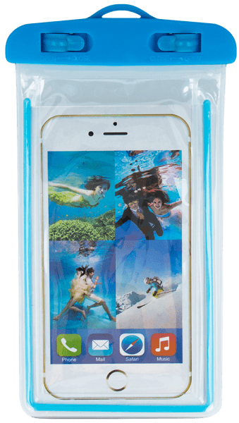 Samsung Galaxy A5 2016 (A510) vízálló tok univerzális fluoreszkáló kék