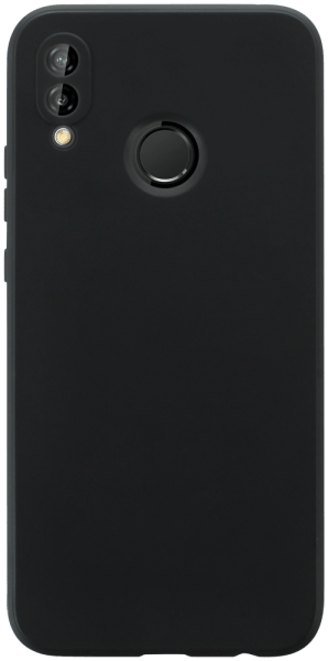 Huawei P20 Lite szilikon tok kameravédővel matt fekete