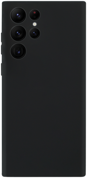Samsung Galaxy S22 Ultra 5G (SM-S908B) szilikon tok kameravédővel matt fekete