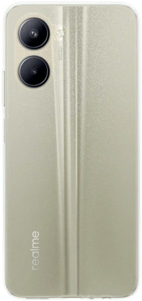 Realme C33 szilikon tok átlátszó