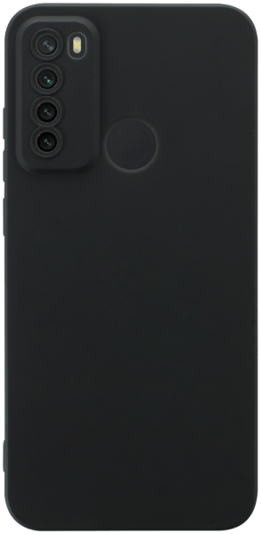 Xiaomi Redmi Note 8 szilikon tok kameravédővel matt fekete