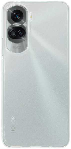 Honor 90 Lite szilikon tok közepesen ütésálló kameravédővel átlátszó