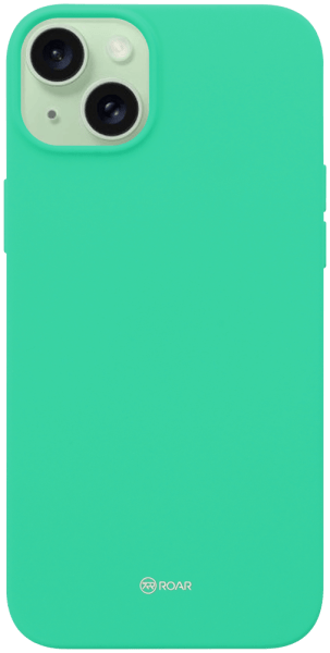 Apple iPhone 15 Plus szilikon tok gyári ROAR mentazöld