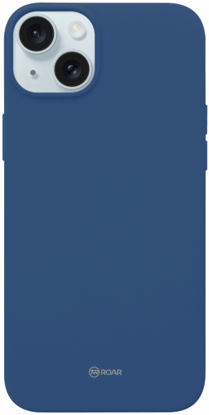 Apple iPhone 15 Plus szilikon tok gyári ROAR sötétkék